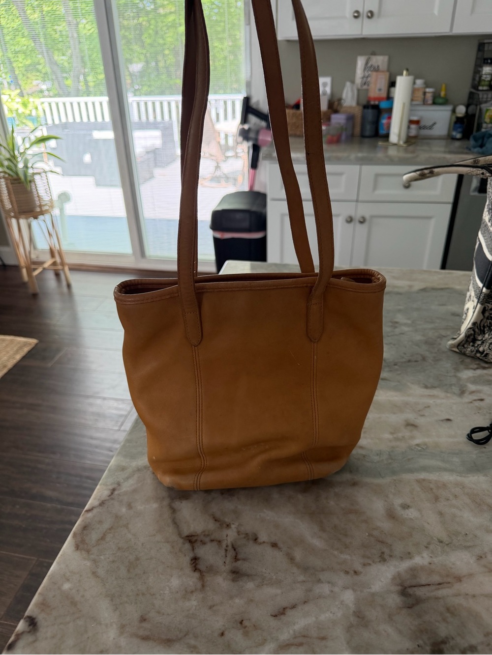 Vintage COACH Mini Lunch Tote Leather Bag 9077 90s